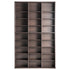 Media Storage Cabinet, 9-layer DVD Shelf Holds up to 756 CDs, Adjustable CD Shelves 27 Compartments, Protects & Organizes Music, Movie, Video Games or Memorabilia Collections, Espresso
