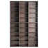 Media Storage Cabinet, 9-layer DVD Shelf Holds up to 756 CDs, Adjustable CD Shelves 27 Compartments, Protects & Organizes Music, Movie, Video Games or Memorabilia Collections, Espresso
