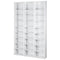 Media Storage Cabinet, 9-layer DVD Shelf Holds up to 756 CDs, Adjustable CD Shelves 27 Compartments, Protects & Organizes Music, Movie, Video Games or Memorabilia Collections,White