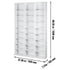 Media Storage Cabinet, 9-layer DVD Shelf Holds up to 756 CDs, Adjustable CD Shelves 27 Compartments, Protects & Organizes Music, Movie, Video Games or Memorabilia Collections,White