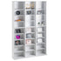 Media Storage Cabinet, 9-layer DVD Shelf Holds up to 756 CDs, Adjustable CD Shelves 27 Compartments, Protects & Organizes Music, Movie, Video Games or Memorabilia Collections,White