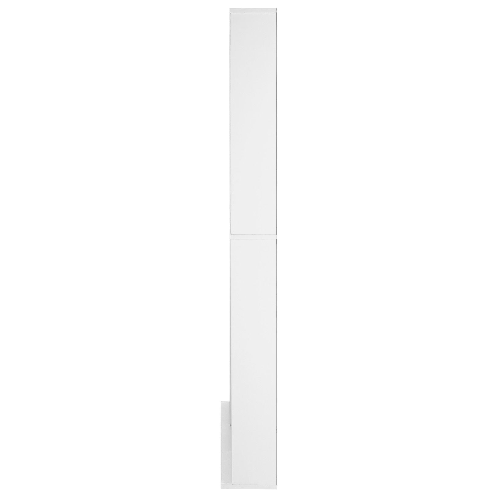 Media Storage Cabinet, 9-layer DVD Shelf Holds up to 756 CDs, Adjustable CD Shelves 27 Compartments, Protects & Organizes Music, Movie, Video Games or Memorabilia Collections,White