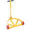 250L Drum Dolly 544kg Capacity Steel Barrel Cart with 3 Wheels Workshop