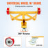 250L Drum Dolly 544kg Capacity Steel Barrel Cart with 3 Wheels Workshop