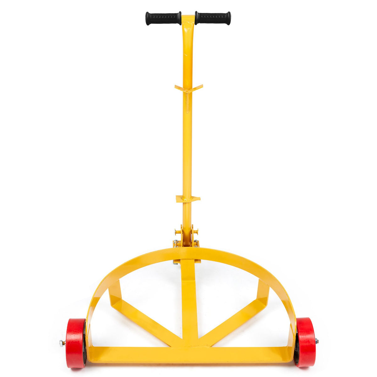 250L Drum Dolly 544kg Capacity Steel Barrel Cart with 3 Wheels Workshop