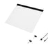 Light Board, B4 LED Light Pad Ultra-Thin Portable Light Box, USB Powered Light Table for Art Tracing, Light Box for Diamond Painting, Animation, Sketching, Drawing, Stenciling, Artists (Black)