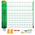 Electric Fence Netting 0.88x49.98m Portable Livestock Mesh Fence with Posts