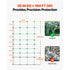 Electric Fence Netting 0.88x49.98m Portable Livestock Mesh Fence with Posts