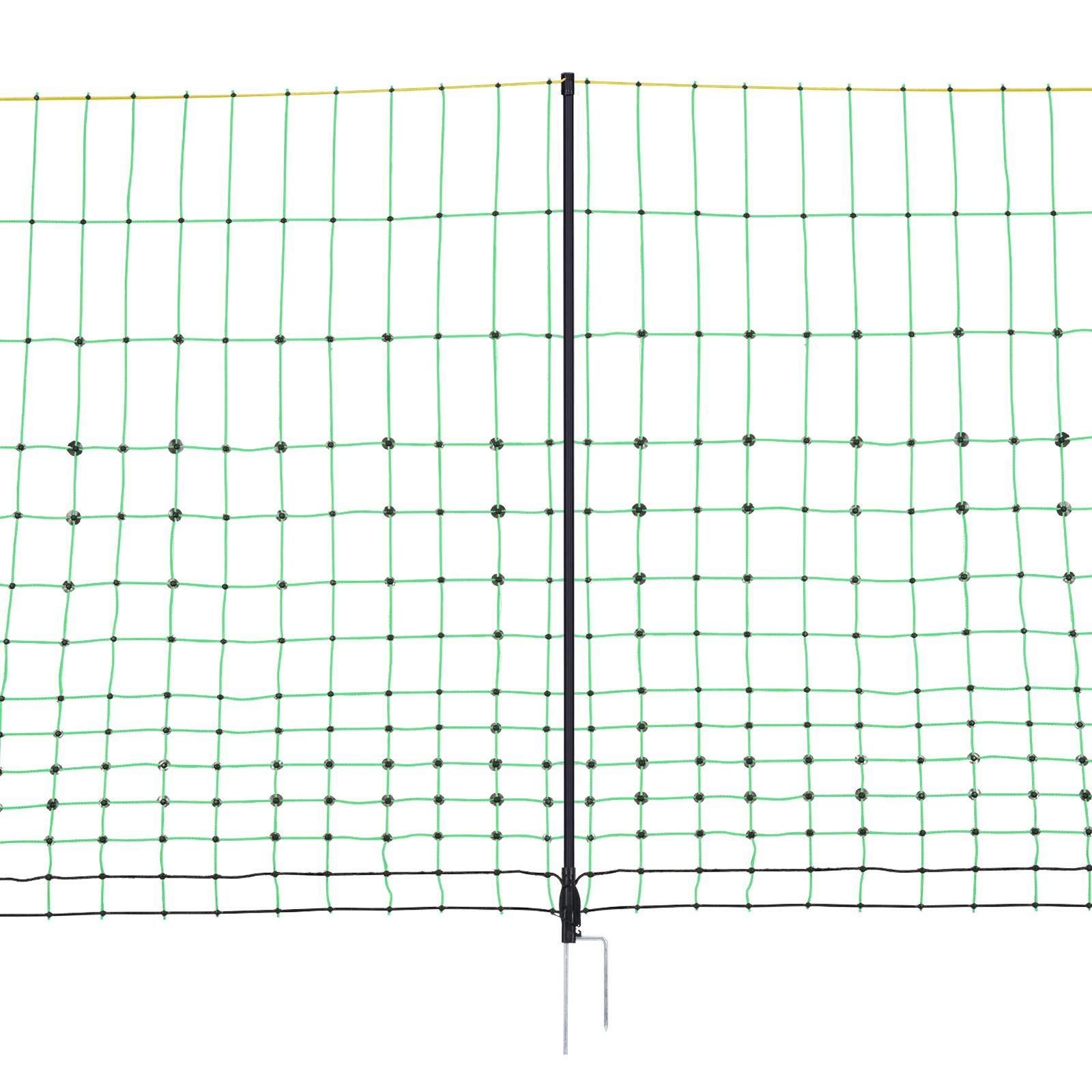 Electric Fence Netting 0.88x49.98m Portable Livestock Mesh Fence with Posts