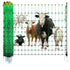 Electric Fence Netting, 1.06 x 49.98 m, PE Net Fencing with Posts & Double-Spiked Stakes, Utility Portable Mesh for Goats, Sheep, Lambs, Deer, Hogs, Dogs, Used in Backyards, Farms, and Ranches