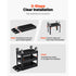 550lbs 3 Shelf Heavy Duty Utility Cart Plastic Rolling Service Trolley