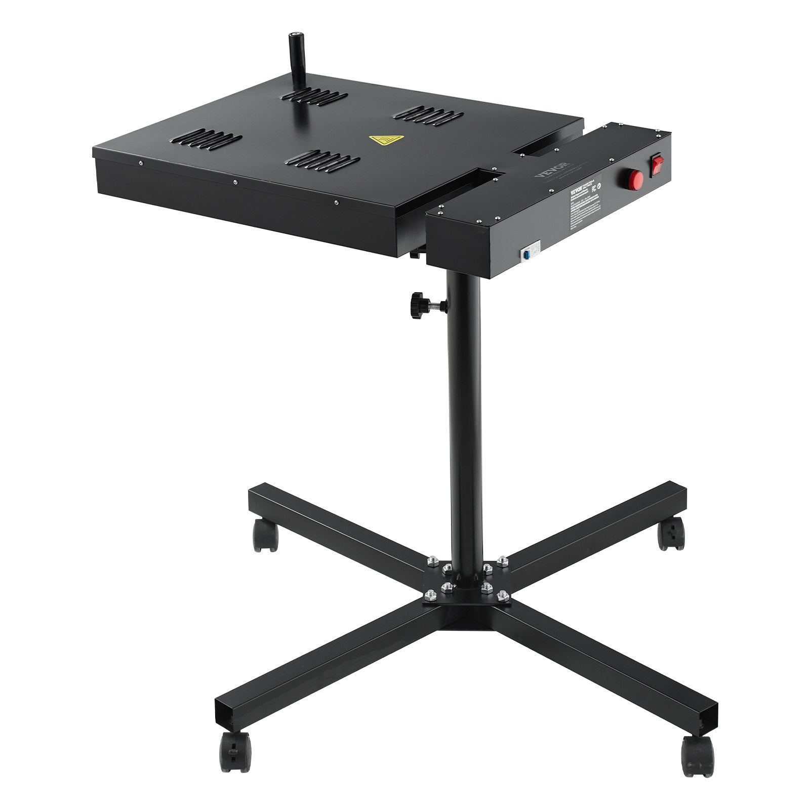 Flash Dryer, 18 x 25 inch Flash Dryer for Screen Printing, High Power Silk Screen Printing Dryer with Height Adjustable Stand, 360° Rotation, X-Shaped Base, Steel T-Shirt Curing Machine