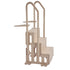 VEVOR 3-Step Taupe Robust Pool Ladder of 2 Handrails for 914.4-1219.2 mm Pools