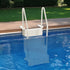 4-Step White Robust Pool Ladder of 2 Handrails for 1219.2-1371.6 mm Pools