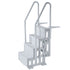 4-Step Grey Robust Pool Ladder of 2 Handrails for 1219.2-1371.6 mm Pools
