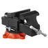 Bench Vise, 127 mm Jaw Width, 125 mm Max Jaw Opening Multipurpose Vise with 360° Swivel Locking Base, 71 mm Throat, Heavy Duty Ductile Iron Workbench Vise with Anvil, for Clamping Round Pipes