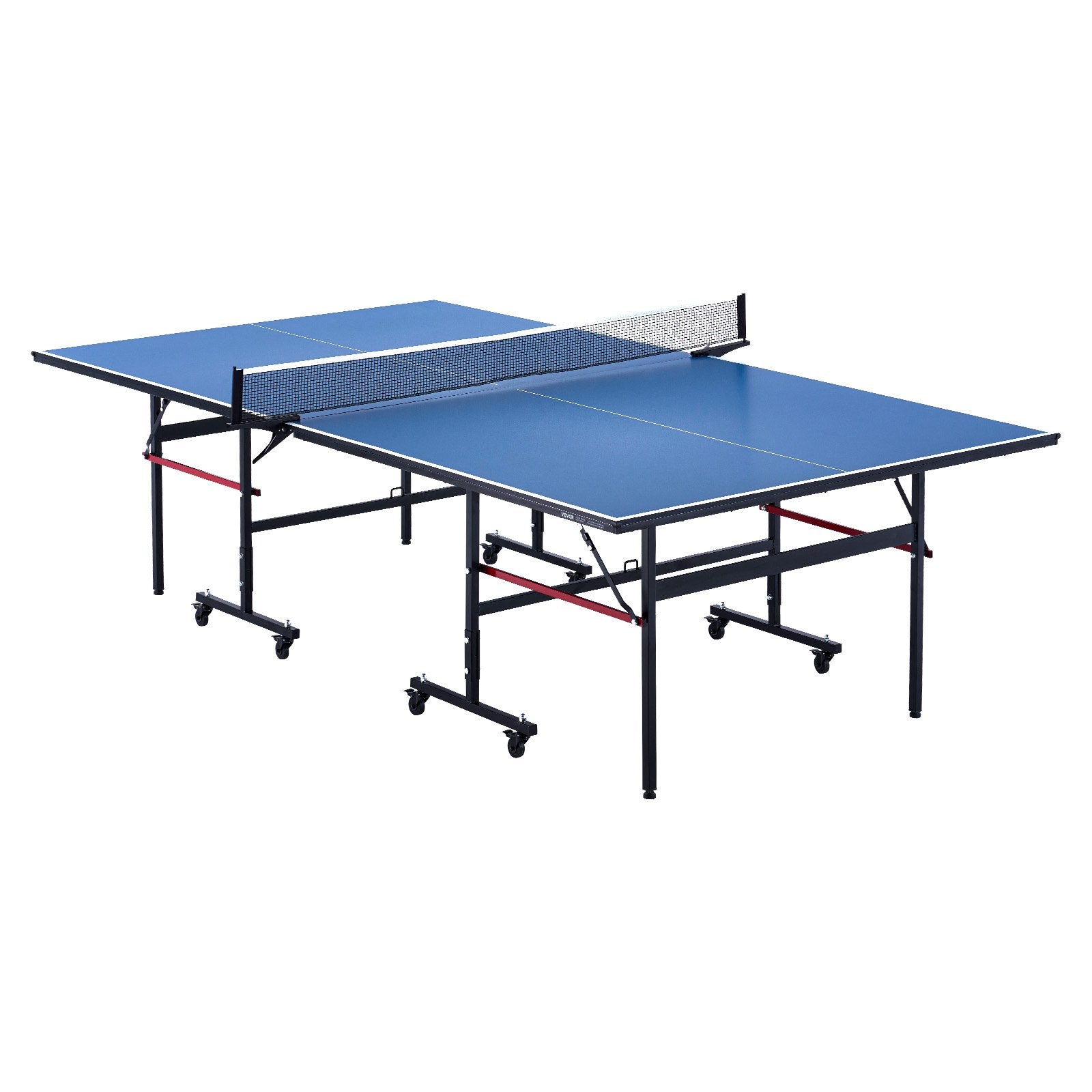 Ping Pong Table Foldable Table Tennis Game Table Indoor with Clamp Net