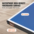 Ping Pong Table Foldable Table Tennis Game Table Indoor with Clamp Net