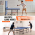 Ping Pong Table Foldable Table Tennis Game Table Indoor with Clamp Net