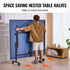 Ping Pong Table Foldable Table Tennis Game Table Indoor with Clamp Net