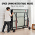 Ping Pong Table Foldable Table Tennis Game Table Indoor Outdoor with Net