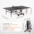 Ping Pong Table Foldable Table Tennis Game Table Indoor Outdoor with Net