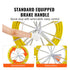 Fish Tape Fiberglass, 150 m, 7.9 mm, Duct Rodder Fishtape Wire Puller, Cable Running Rod with Steel Reel Stand, 3 Pulling Heads, Fishing Tools for Walls and Electrical Conduit, Non-Conductive