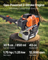 Gas Pole Saw, 43CC 2 Stroke Gas Powered Pole Saws with 25.4 cm Cutting Bar, Cordless Tree Trimmer with Rotatable Head, 2.1 to 3.6 m Extendable, Powerful Chainsaw for Tree Trimming Pruning