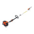 Gas Pole Saw, 43CC 2 Stroke Gas Powered Pole Saws with 25.4 cm Cutting Bar, Cordless Tree Trimmer with Rotatable Head, 2.1 to 3.6 m Extendable, Powerful Chainsaw for Tree Trimming Pruning