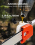 Gas Pole Saw, 25CC 2 Stroke Gas Powered Pole Saws with 30.5 cm Cutting Bar, Cordless Tree Trimmer with 650ml Fuel Tank, 2.12 to 3.62 m Extendable, Powerful Chainsaw for Tree Trimming Pruning
