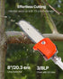 Gas Pole Saw, 33CC 2 Stroke Gas Powered Pole Saws with 20.3 cm Cutting Bar, Cordless Tree Trimmer with 850ml Fuel Tank, 2 to 3.5 m  Extendable, Powerful Chainsaw for Tree Trimming Pruning