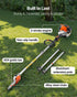 Gas Pole Saw, 33CC 2 Stroke Gas Powered Pole Saws with 20.3 cm Cutting Bar, Cordless Tree Trimmer with 850ml Fuel Tank, 2 to 3.5 m  Extendable, Powerful Chainsaw for Tree Trimming Pruning