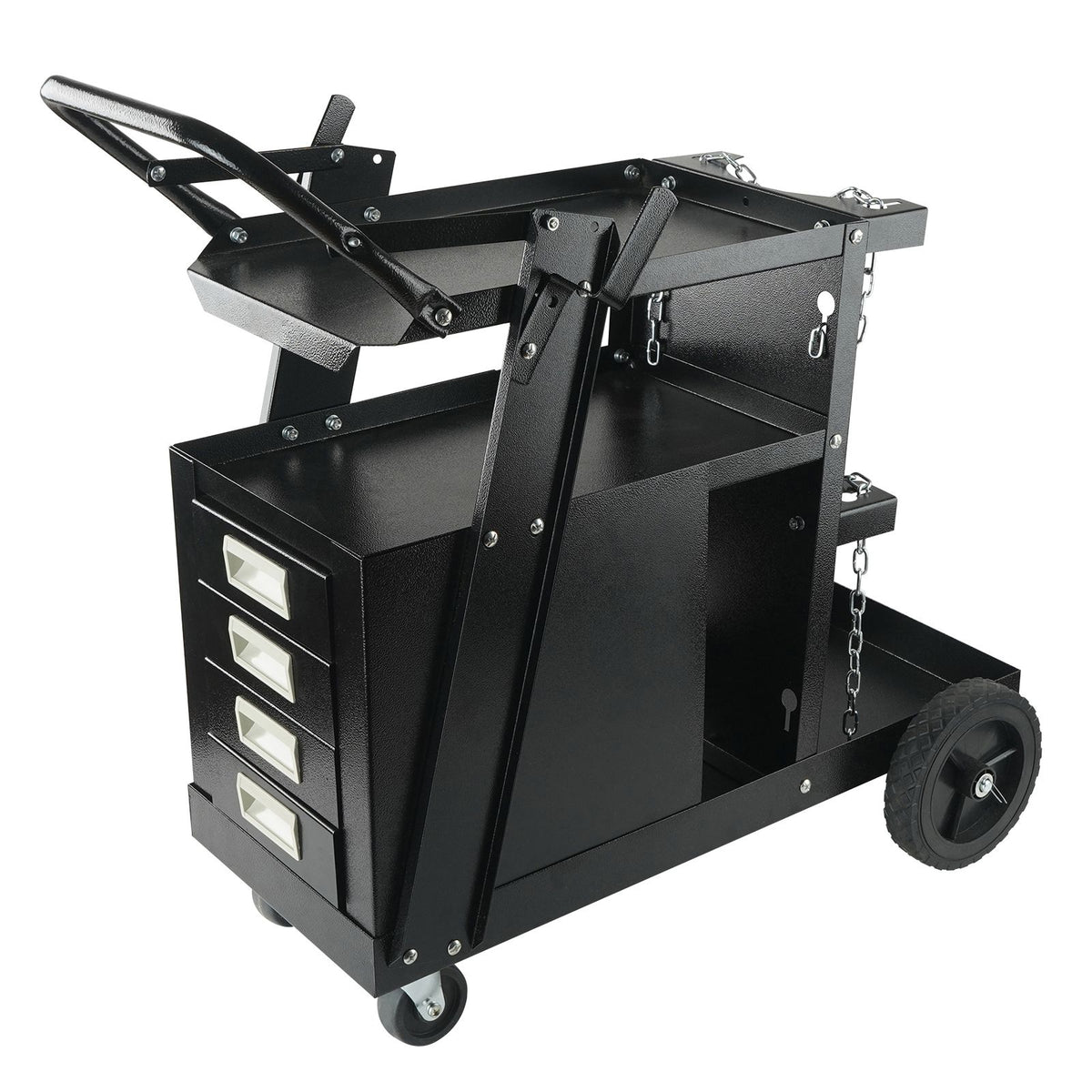 Welding Cart 2 Tier 4 Drawer Heavy Duty MIG Welder Cart 265LBS Capacity