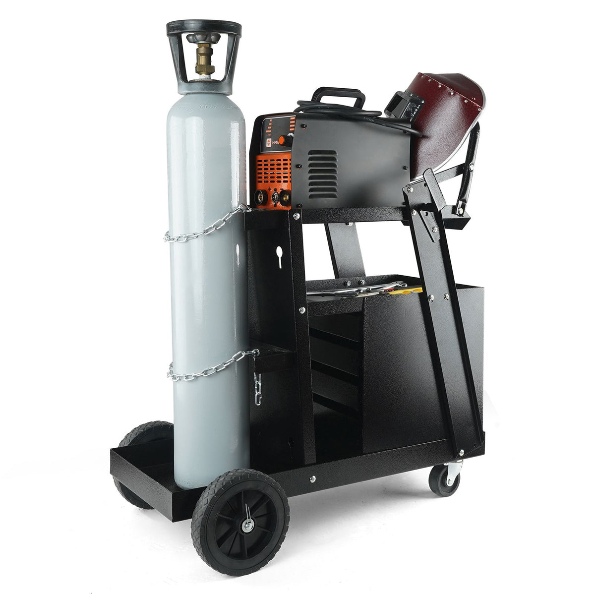Welding Cart 2 Tier 4 Drawer Heavy Duty MIG Welder Cart 265LBS Capacity