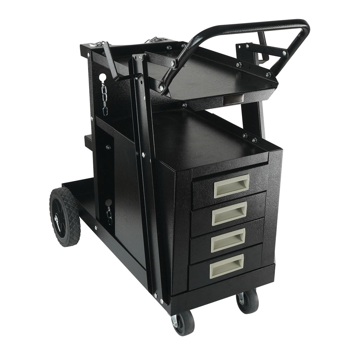Welding Cart 2 Tier 4 Drawer Heavy Duty MIG Welder Cart 265LBS Capacity