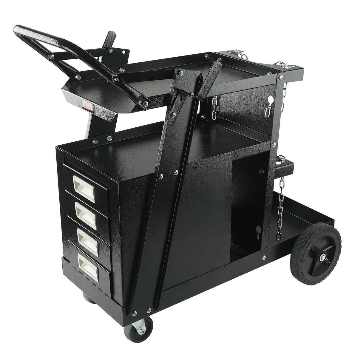 Welding Cart 2 Tier 4 Drawer Heavy Duty MIG Welder Cart 265LBS Capacity