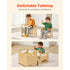 Montessori Toddler Table & Chair Set Adjustable Wooden Weaning Furniture