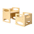 Montessori Toddler Table & Chair Set Adjustable Wooden Weaning Furniture