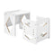 Montessori Weaning Table and Chair Set, Wooden Toddler Table and Chair Set for Aged 1-5, Adjustable Height Kids Montessori Chair and Activity Table, Ideal for Reading, Eating, Playing - White