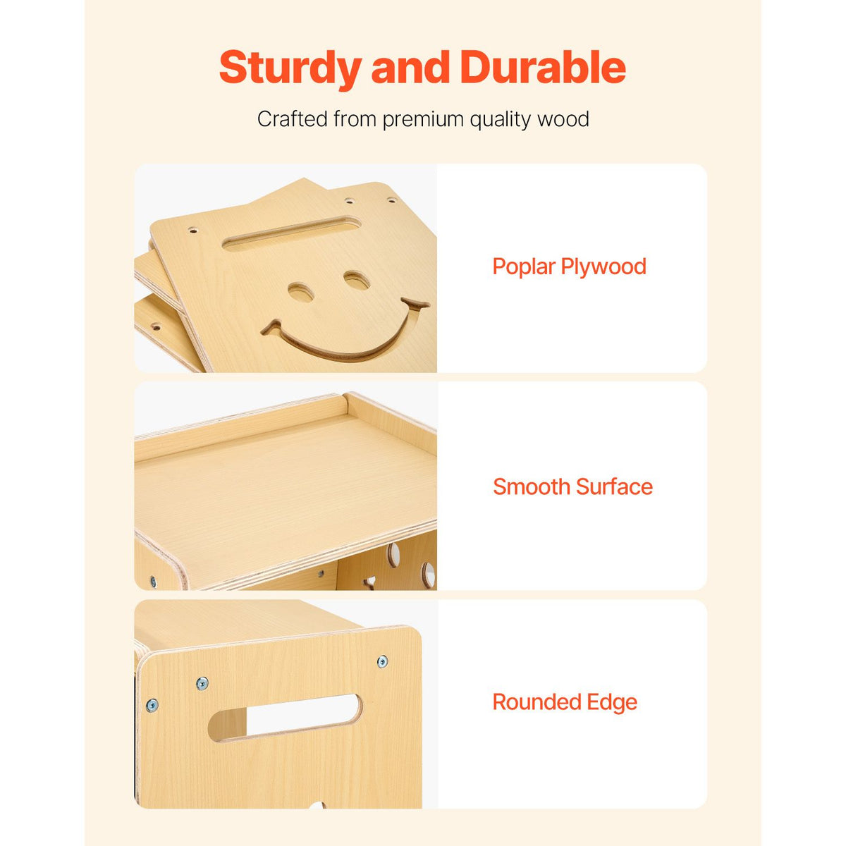 Montessori Weaning Table and Chair Set, 3 In 1 Wooden Toddler Table and Chairs with Chalkboard, Adjustable Height Montessori Table for Ages 1-5, Ideal for Drawing, Reading, Eating - Natural