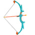 VEVOR Kids Bow and Arrow Set LED Light Up Outdoor Archery Kit Children 10 Arrows