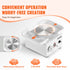 VEVOR Mini Pottery Wheel Electric Ceramic Wheel Machine 0-320RPM Speed White