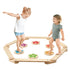 Kids Balance Beam Stepping Stones Gymnastics Children Balance Board 6 PCS
