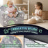 Glow in the Dark Toddler Chair Plush Kids Sofa Washable Playroom Armchair Grey