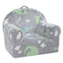 Glow in the Dark Toddler Chair Plush Kids Sofa Washable Playroom Armchair Grey