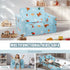 Baby Chair Foldable 2-in-1 Baby Lounger Couch Cartoon Kids Sofa Pink