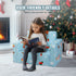 Baby Chair Foldable 2-in-1 Baby Lounger Couch Cartoon Kids Sofa Pink