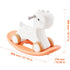 3 in 1 Rocking Horse for Toddlers 1-3 Years, Baby Rocking Horse with Detachable Balance Board and 4 Smooth Wheels, Support up to 80 lbs HDPE Material Kids Ride on Toy, Swinging, Orange