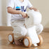 VEVOR 3 in 1 Rocking Horse for Toddlers 1-3 Years, Baby Rocking Horse with Detachable Balance Board and 4 Smooth Wheels, Support up to 80 lbs HDPE Material Kids Ride on Toy, Swinging, Orange