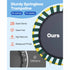 3FT Kids Trampoline Foldable Mini Toddler Indoor Outdoor Jumping Toy